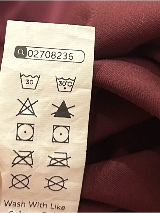 Halara Breezeful Side Zip Wide Leg Quick Dry Jumpsuit Amaranth Burgundy Medium - Picture 10 of 11